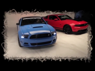 Hot girls, burnouts ford mustangs