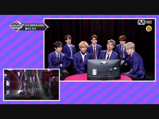 Bts debut stage reaction ¦ kpop tv show ¦ m countdown 190103