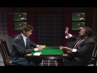 Ricky jay 1989 günther jauch im gespräch mit dem kartenzauberkünstler