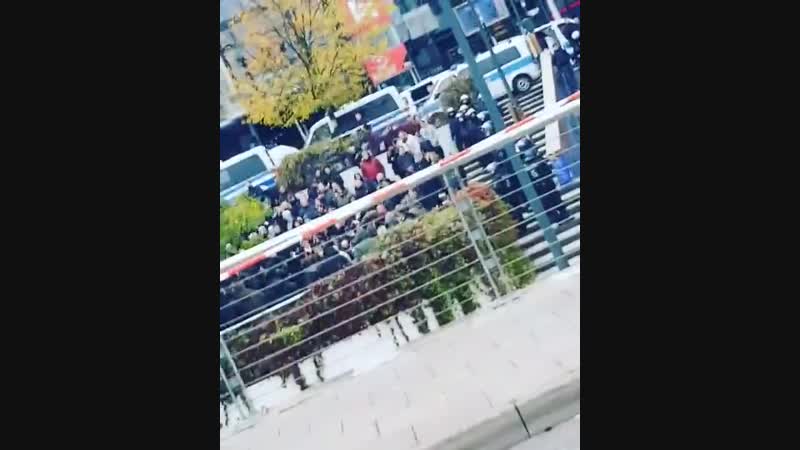 St pauli fans in bielefeld (04 11 2018)