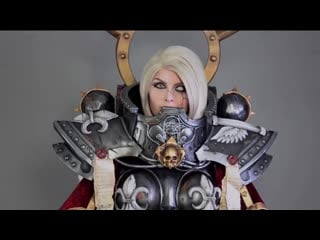 Sister of battle cosplay transformation warhammer 40k