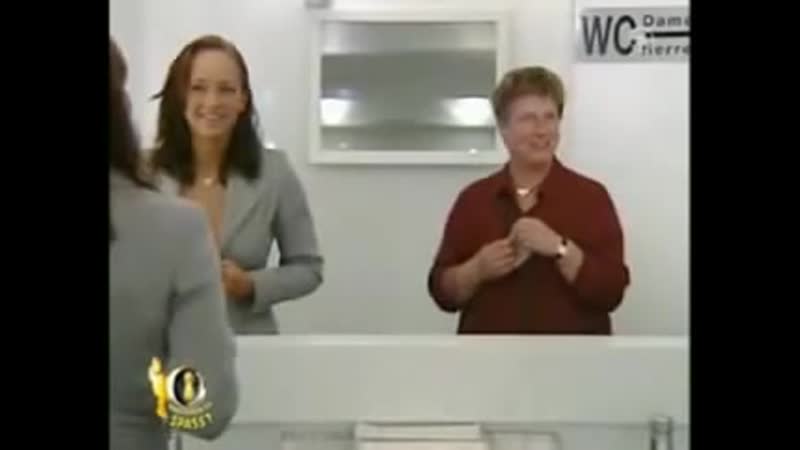 Womens public bathroom toilet prank hidden camera