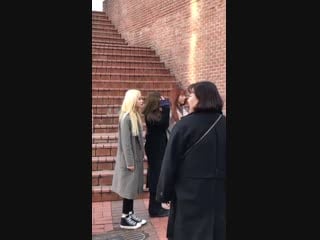 190107 loona @ «hansung girls' high school graduation ceremony»