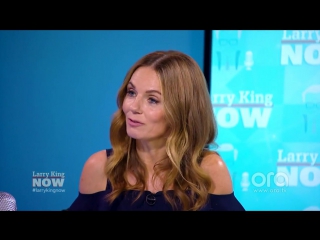Geri ginger spice halliwell is all about a spice girls reunion! larry king
