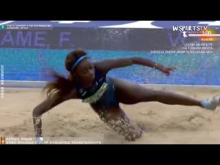 Fatima diame long jump 2020 spanish