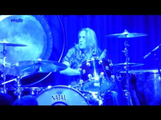 Nicko mcbrain (iron maiden) @ bonzo bash namm jamm 2013,the observatory in anaheim, ca [sd, 854x480]