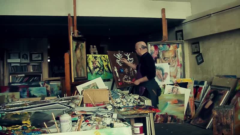 Великий художник зураб нижарадзе, ''фрески'' картина была создана для фильма ''музы мастеров'' реж молодые каландадзе 27