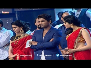 So satyamurthy audio launch live part 13 allu arjun, trivikram, samantha, dsp, nitya menon