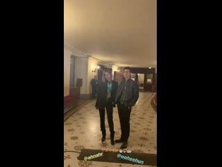 200117 sehun @ berluti winter 2020 paris fashion week show