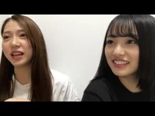 (181004) akb48 mukaichi mion & mogi shinobu