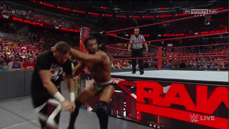 Jinder mahal vs sami zayn