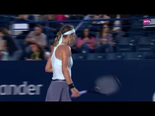 «vika7 fires up the first set over diyas, 6 3!