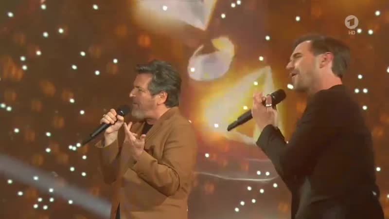 Thomas anders & florian silbereisen gemeinsam niemals einsam (ard, klein gegen gross das unglaubliche duell, )