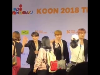 [180929] monsta x fancam meet&greet @ kcon 2018 thailand
