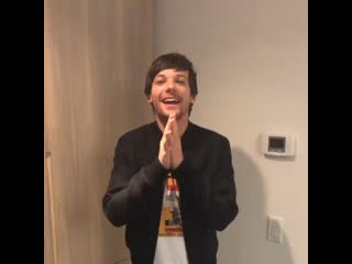 Louis recorded this lovely birthday message for a family member of one of his security team 🥰