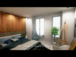 Interior architectural visualization