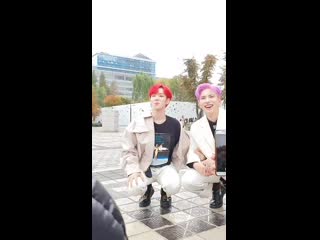 Fancam | 121119 | wow, byeongkwan @ mini fanmeeting before the show