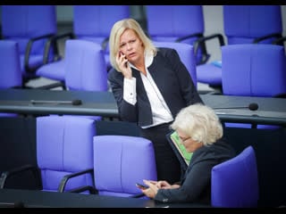 Live 90 bundestagssitzung | befragung von innenministerin faeser | mündigen bürger stärken