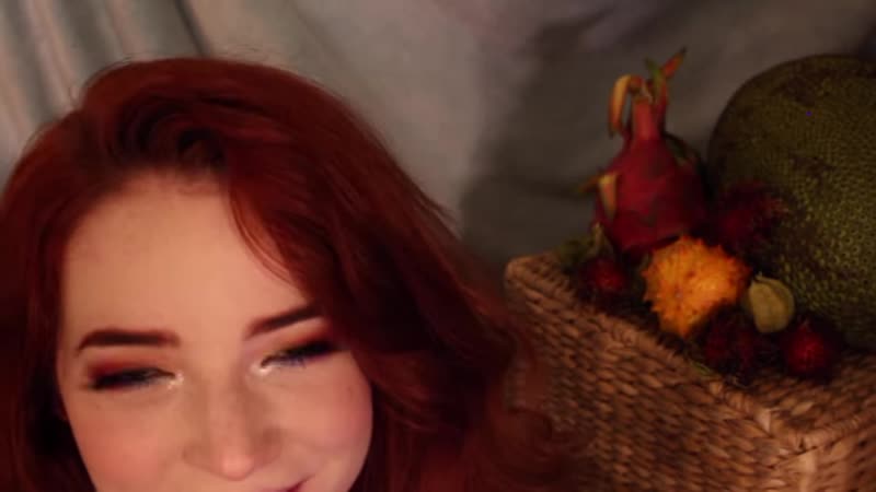 [goodnight moon] asmr trying peculiar fruits (whispered)