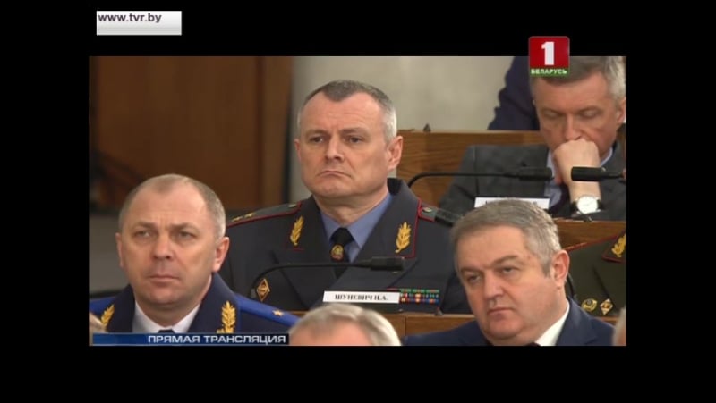 Самы сумны момант выступу лукашэнкі