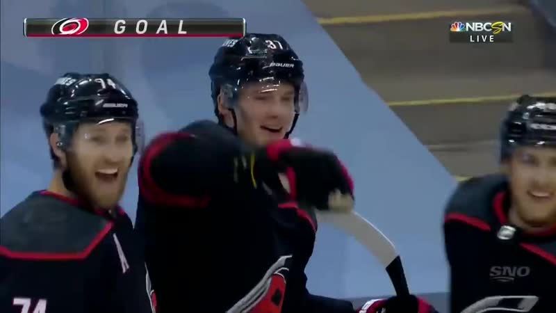 Gotta see it andrei svechnikov scores hurricanes first ever playoff hat trick [5 z0izi0a90]