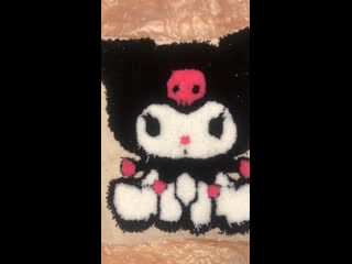 Ковёр kuromi hello kitty
