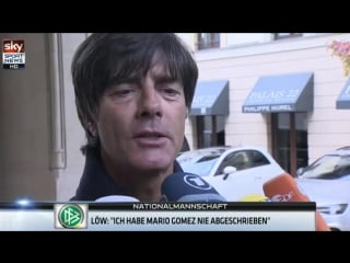 Joachim löw uber mario gomez