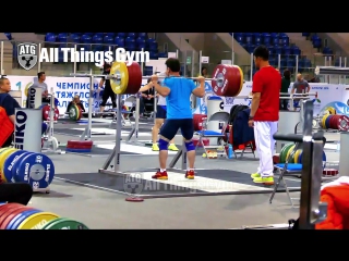 Liao hui (69kg, china) 205kg x3 squat