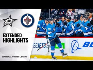 Dallas stars vs winnipeg jets nov 10, 2019 highlights hd