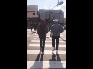 191027 taeyong and doyoung spotted at gangnam