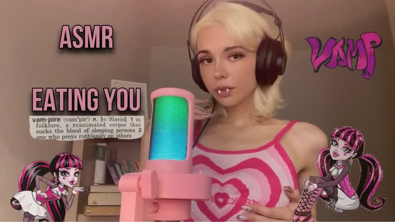Takes porn video – Asmr nas eating you// vampire takes a bite ( porn mouth sounds )