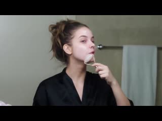 Barbara palvins nighttime skincare routine go to bed with me harpers bazaa