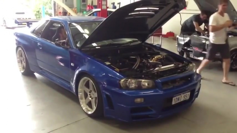 Самый классный звук nissan skyline