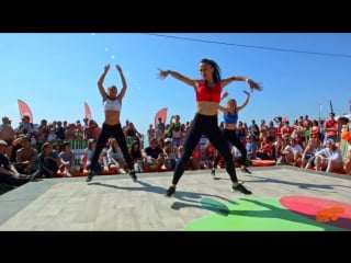 New dancehall perfomance by dhq inga feat ira, sveta