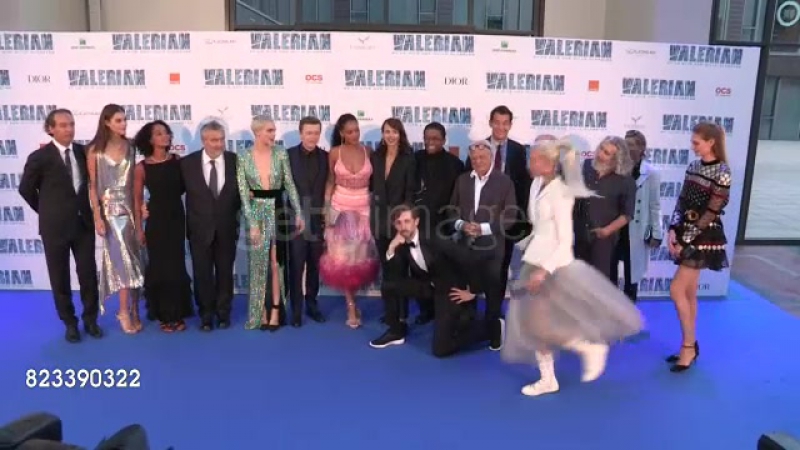 Sasha luss at the valerian premiere in saint denis