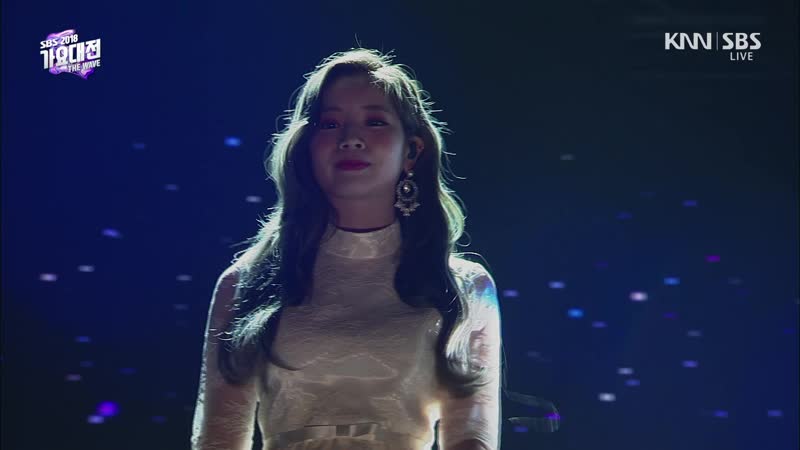 181225 dahyun, eunha, bomi and moonbyul flower road @ sbs gayo daejun