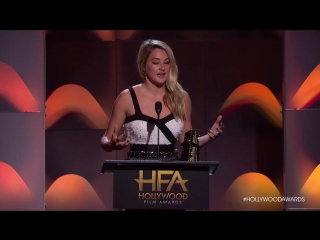 @shailenewoodley takes the stage to present the hollywood actress award to the one and only kate winslet