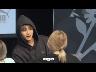 `fancam` 171019 bts x puma fansign