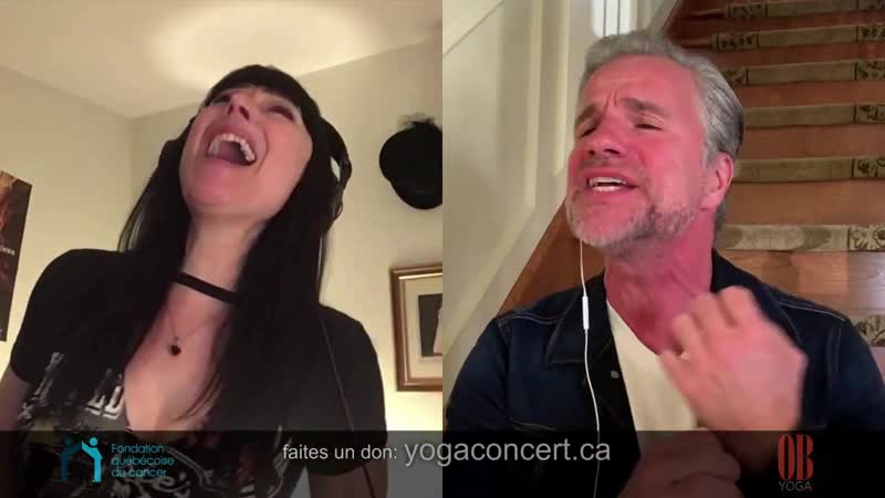 Bruno pelletier et elysabeth diaga almost paradise( yoga concert contre le cancer 2020)