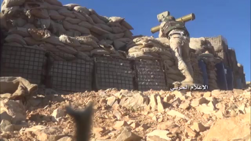#atgm сирия 30 05 2017 бойцы ливанской хезболлы птурят позиция боевиков хайят тахрир аш шам»(фронт ан нусра)в каламун