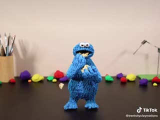 Пластилиновая анимация от trent shy | the blue claymation