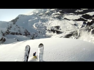 Gopro hd avalanche cliff jump with matthias giraud