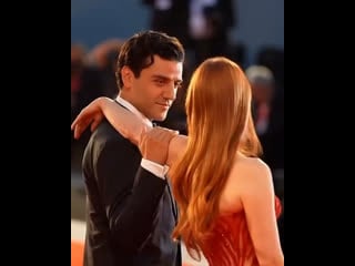 Jessica chastain & oscar isaac