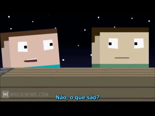 Minecraft the n00b adventures under a creeping moon (parte 2) legendado