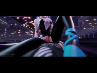 Spider gwen x venom (marvel sex) watch online