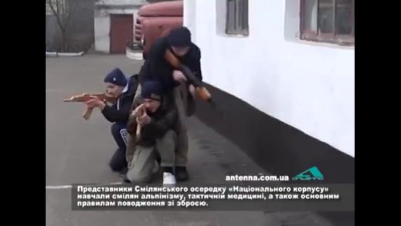 Національний корпус сміла провели військовий вишкіл для смілян