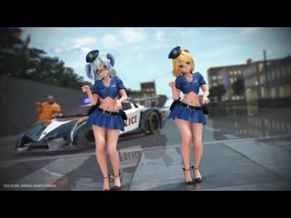 Mmd r 18 [normal] miku & rin twice likey author orion dobledosis