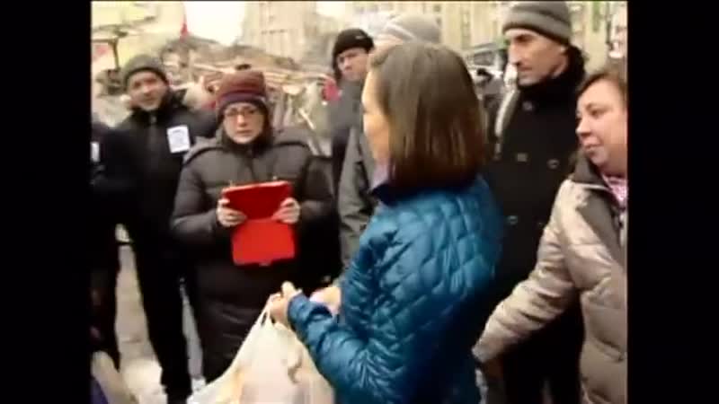Как нуланд госдеповскими печеньками кормила кастрюль на майдане
