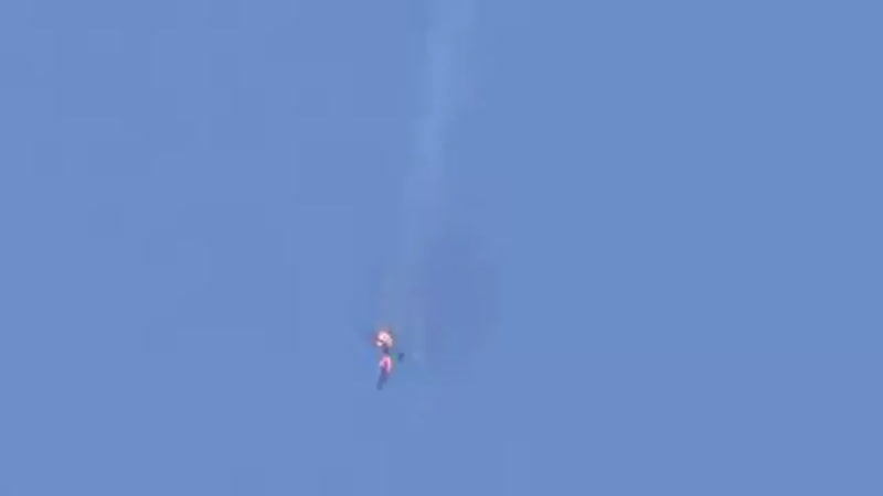 Момент крушения бпла