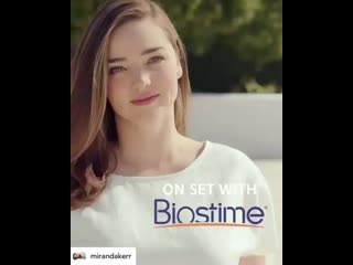 On set with our amazing ambassador @mirandakerr for @biostimeau new brand campai ( 765 x 612 ) mp4